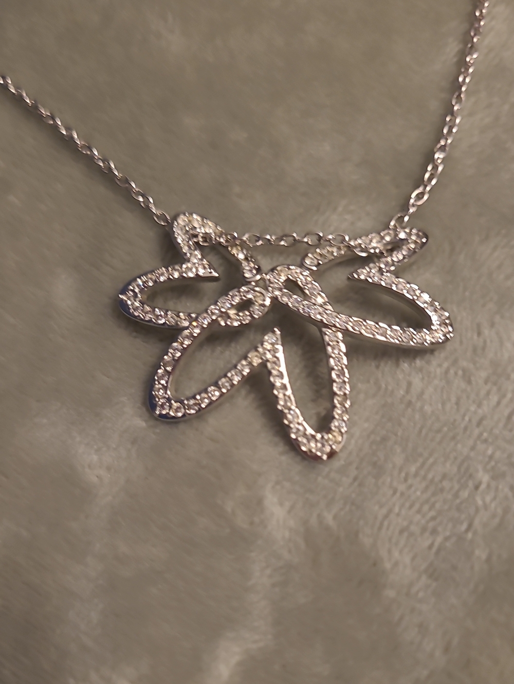 SWAROVSKI Curl Large Pendant  3 Hearts